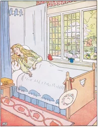 彼女は快適に身を隠し、ぐっすり眠るまでそこに横たわっていた